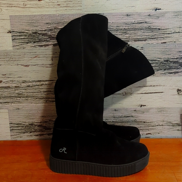 Religious Comfort Candy Jack Suede Platform Boot - Picture 1 of 7